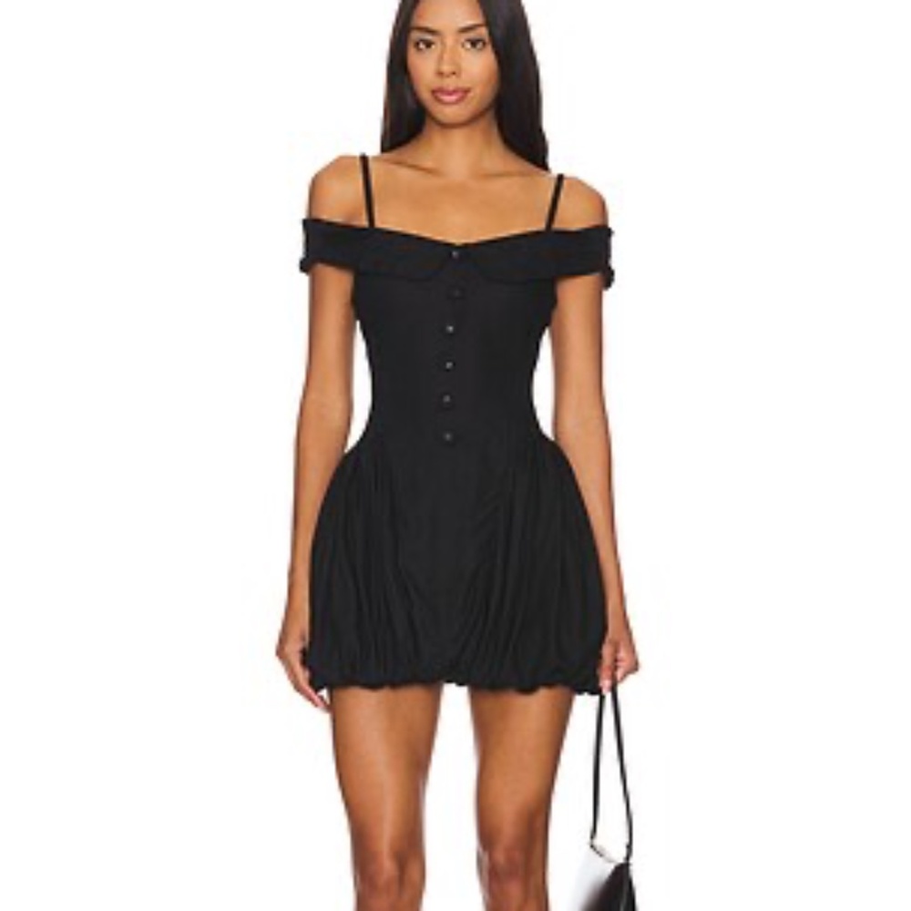 TACH CLOTHING CECILE BUBBLE HEM MINI DRESS